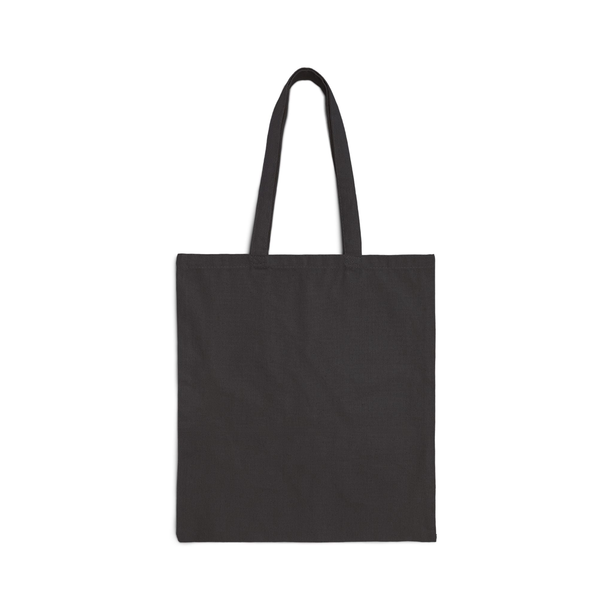 Tote Bag — Cute 'Recharge Station' Coffee & Cat Canvas Tote
